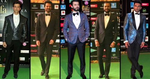 Ranveer Singh, Soorj Pancholi , Ritesh deshmukh, Fawad Khan, Hrithik Roshan at IIFA 2016