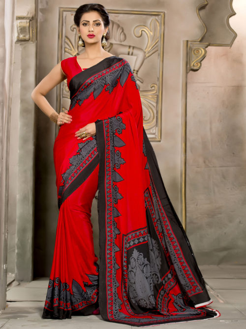 View more Red Casual Wear Printed Saree Red Casual Wear Printed Saree