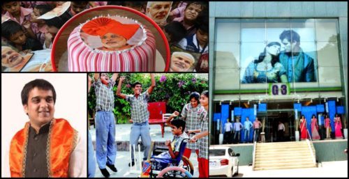 India's Pm Narendra Modi's Birthday celb at g3 store with mla Harsh Sanghavi at surat gujarat