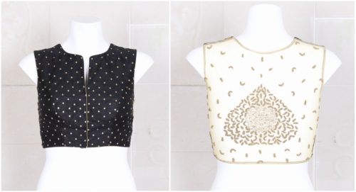 View sleeveless ready-made blouse sleeveless ready-made blouse