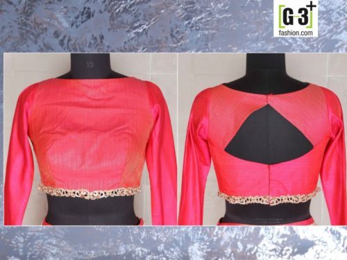 stylish front back choli