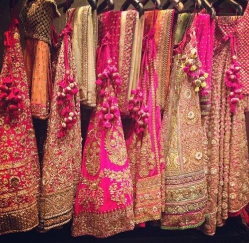 Pink Silk Ready Made designer Lehenga Choli