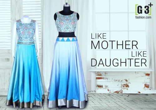 G3 Exclusive Mother Daughter Lehenga Choli