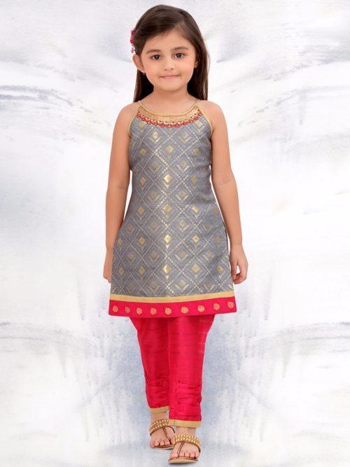 Girls Straight-cut Salwar style