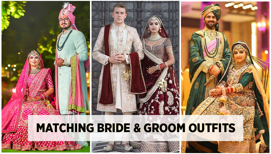 Matching Bride & Groom outfits