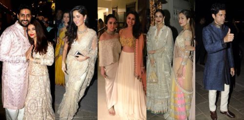 bollywood celebs best dressed at diwali party 2016