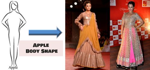 Apple Shape Lehenga