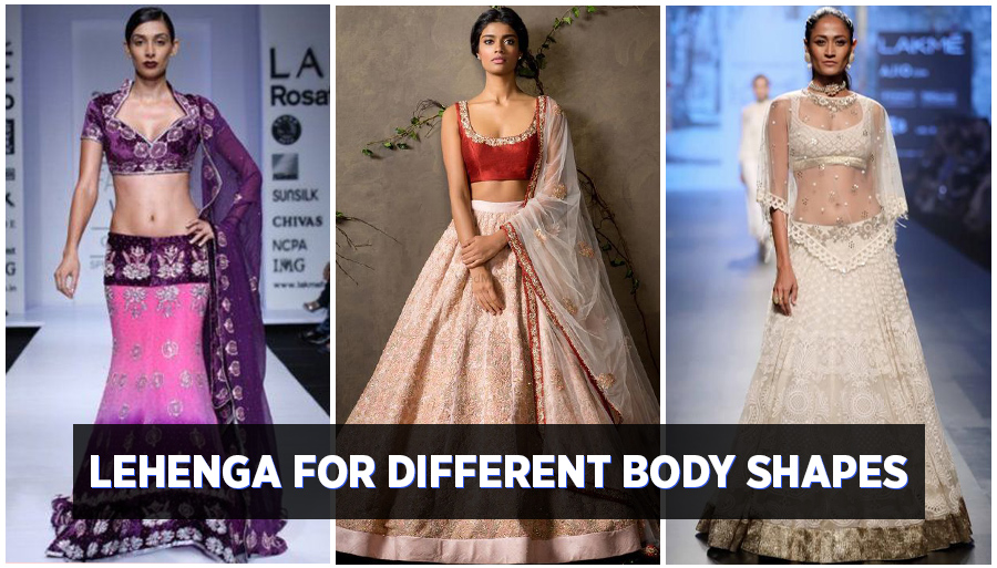 lehenga for different body types