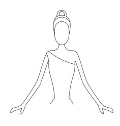 one shoulder neckline