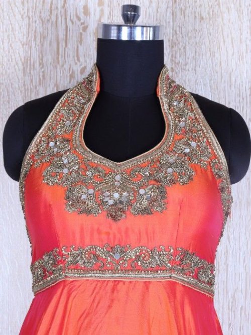 Halter neckline Salwar Kameez