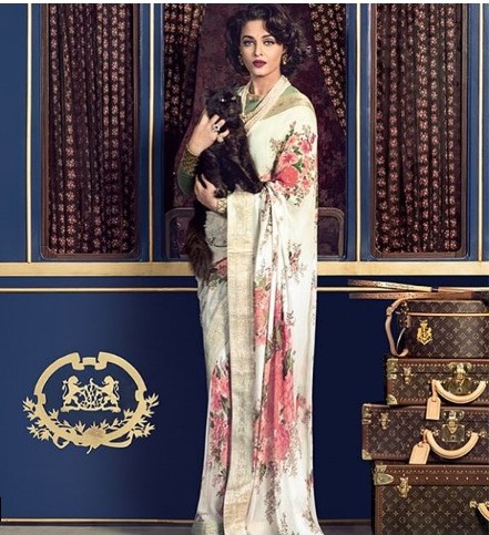 Aishwarya Rai in Sabyasachi Saree