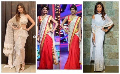 Shilpa shetty sarees