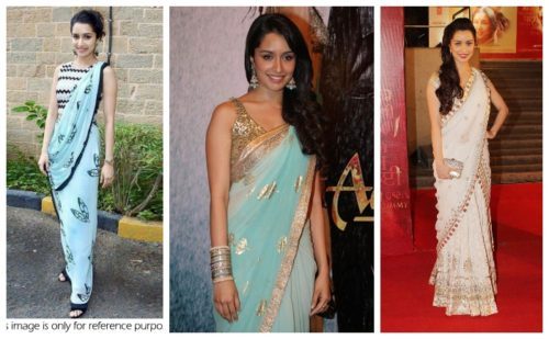 shraddha kapoor in saree