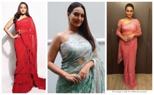 sonakshi sinha in saree