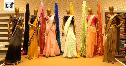 Saree draping at G3+