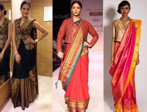 Stylish saree style