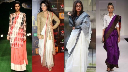 View more Indo western saree Indo western saree