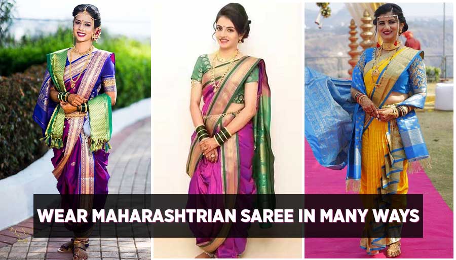 marathi saree in many ways