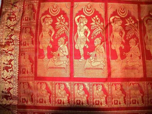 View more silk sarees Bengali Baluchari Saree