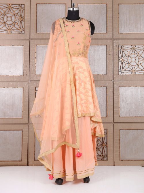 Click to see more views of this salwar suit dress Layered Style Anarkali Salwar Suit