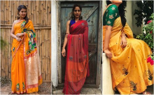 embroidered cotton silk sarees