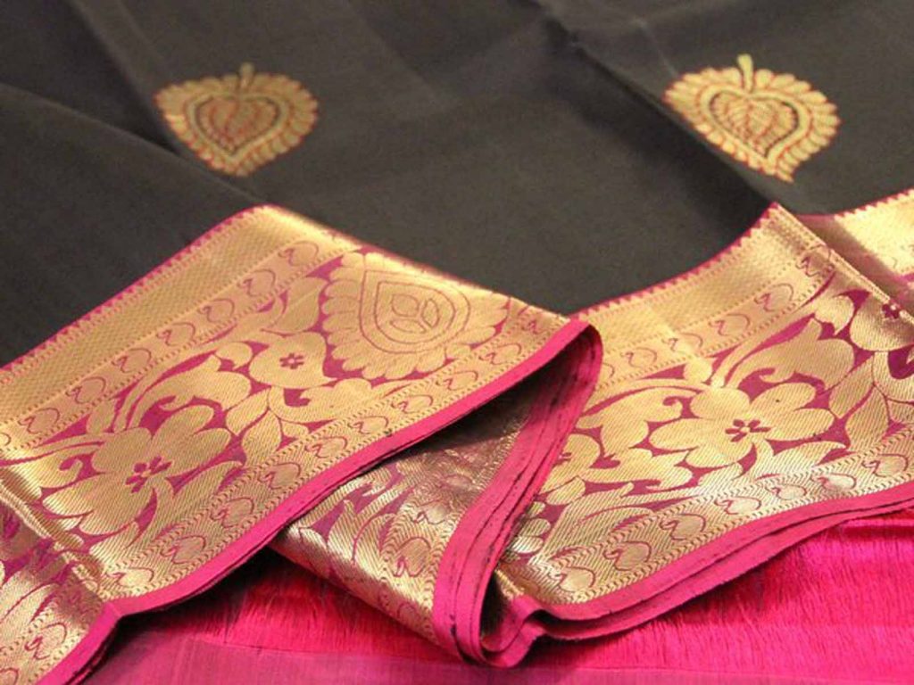 Modern Kanchipuram Silk saree design