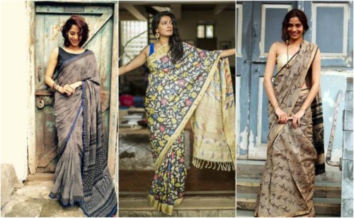 Modern Print Cotton Silk Sarees