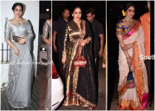 Sri Devi at Diwali Party 2017