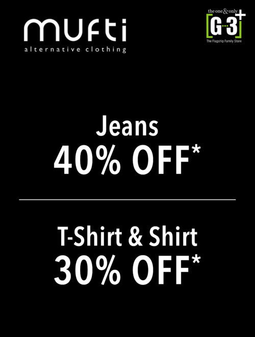 G3 Mens Wear Brand Offers