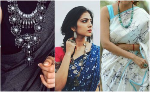 Jewellery for Cotton and linen sarees