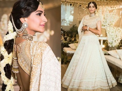 View more Lehenga choli outfit Sonam Kapoor's After Mehendi Bash Lehenga Choli Outfit