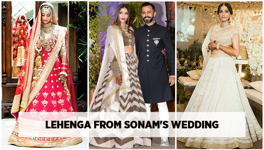 Lehenga Trends from Sonam Kapoor's Wedding
