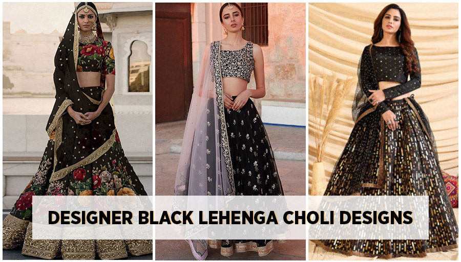 Latest Designer Black Lehenga