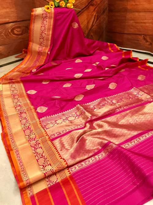 View more Banarasi Sarees pure silk banarasi sarees