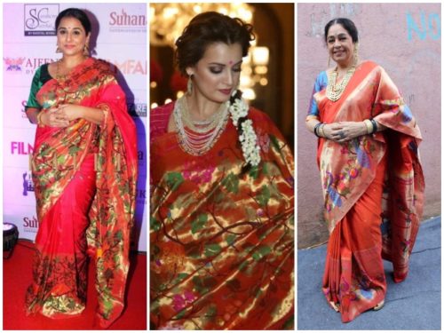 Paithani silk sarees in Designer concepts