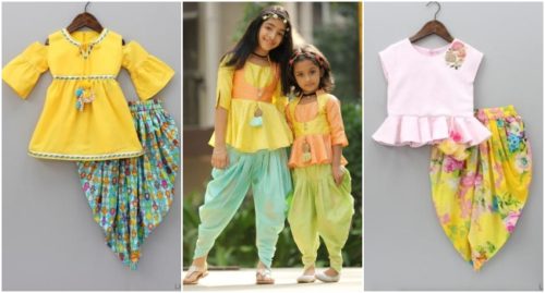 Dhoti Suits for Girls