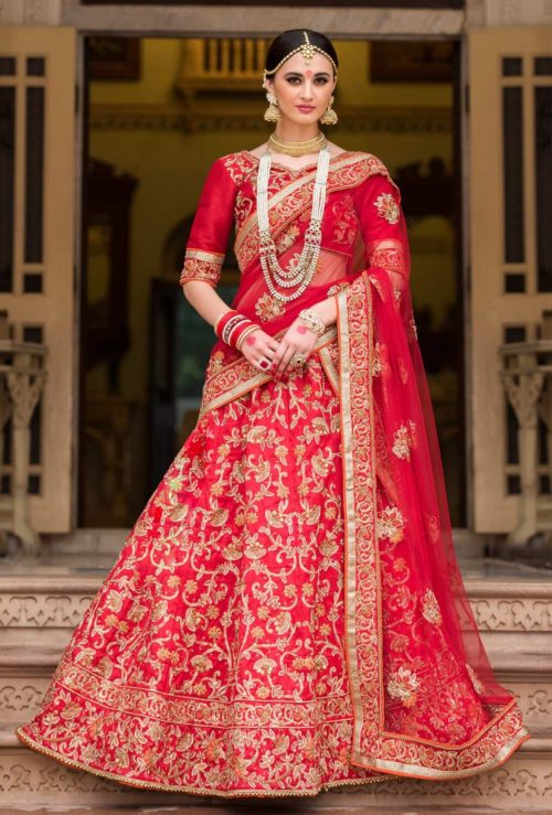 View similar lehenga choli collection Hair and Jewelry on Lehenga to look slim