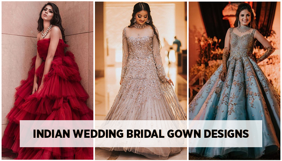 Indian wedding bridal gown