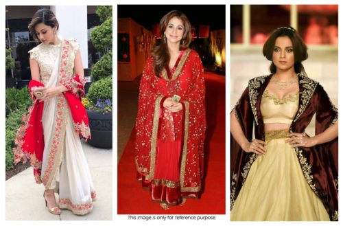 View more ladies wear collection dupatta style