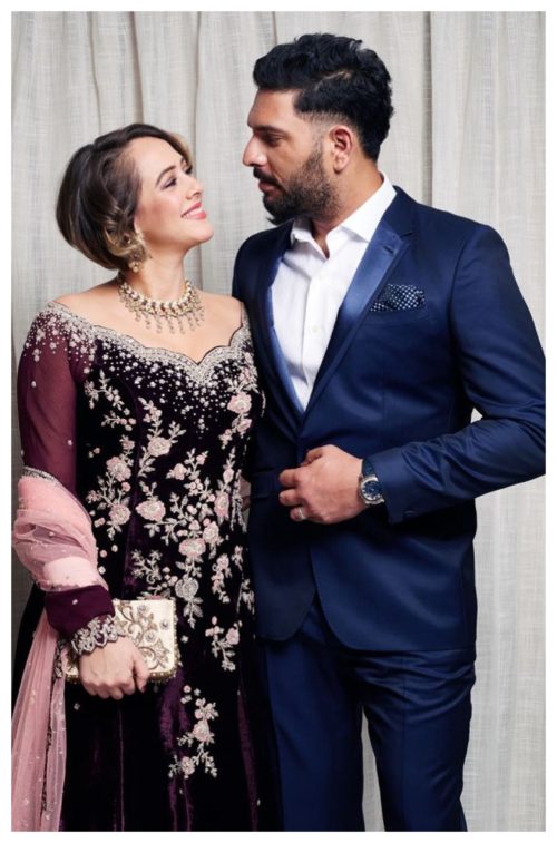 Yuvraj Singh-Hazel Keech at Isha Ambani Wedding