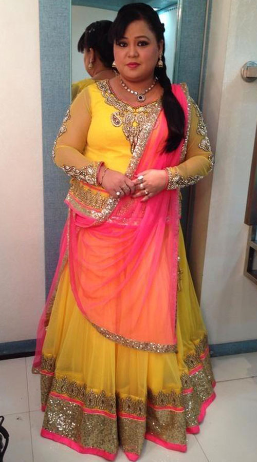 PANEL LENGTH LEHENGA for Oval shape figure