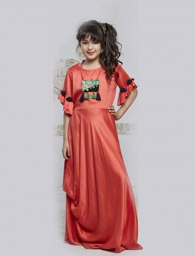 kids gown design