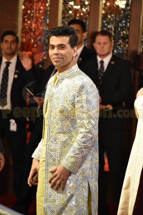 Karan Johar at Isha Ambani-Anand Piramal Wedding