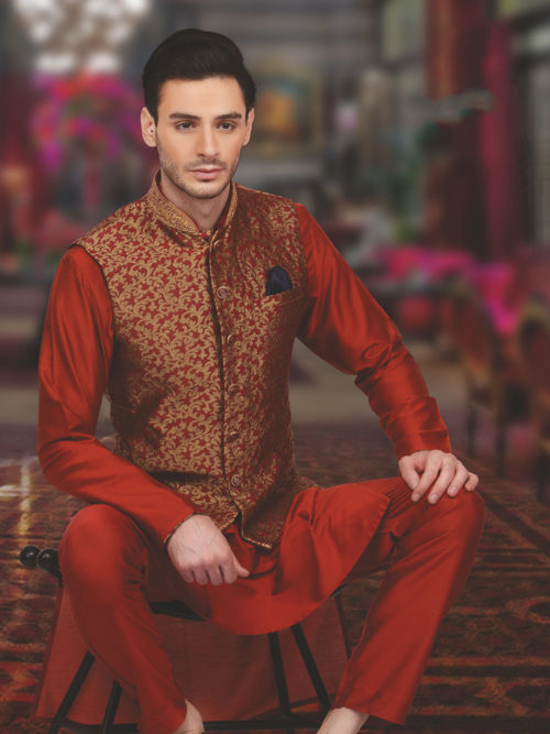 View more Waistcoat For Men Wedding Waistcoat with Kurta For Men