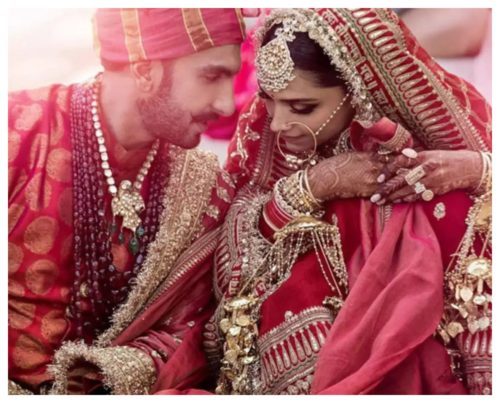 Deepika and Ranveer at Anand Karaj's Sikh marriage ceremony