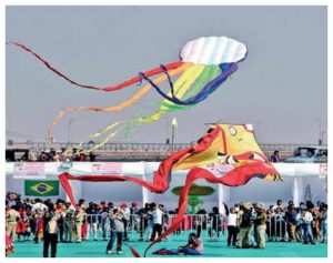 International kite festival in surat 2019, 2019 kite festival of surat, International kite festival 2019, Celebration of international kite festival in surat 2019