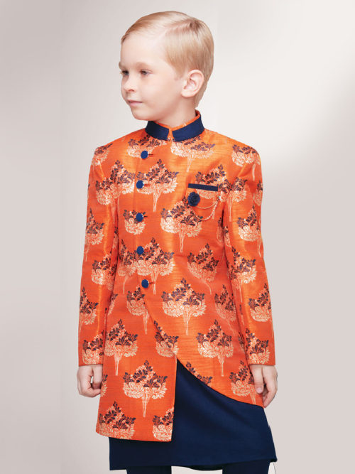 latest kids indo western outfits for boys, designer boys indo western outfits, top trends of boys indo western outfits