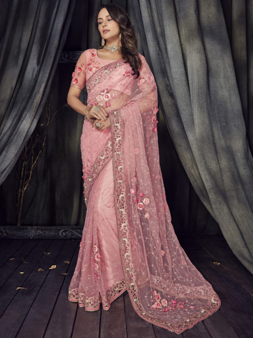 View all sarees Net Saree for Party Wear