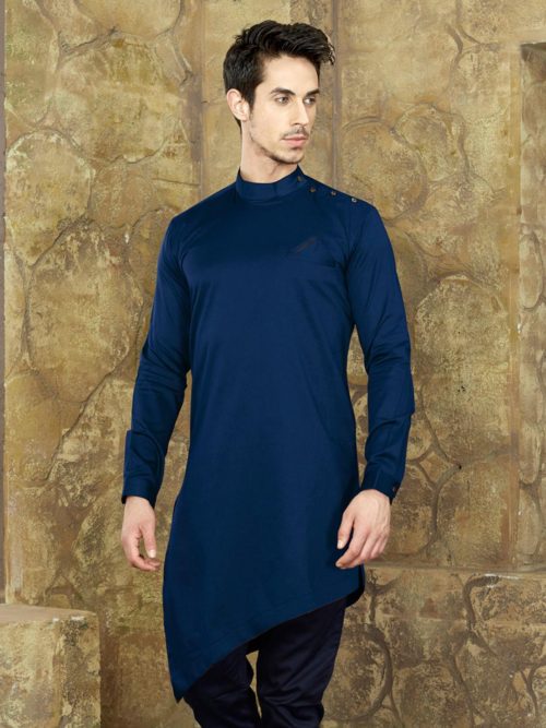 Cut - Style Short Pathani Kurta