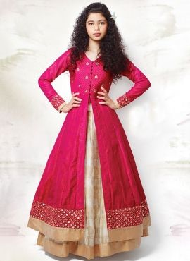 View All Girls Salwar Categories Girls Front Slits Salwar Suit